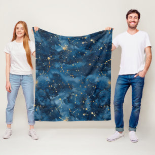 Celestial Constellation - Sterrennacht (7) Fleece Deken