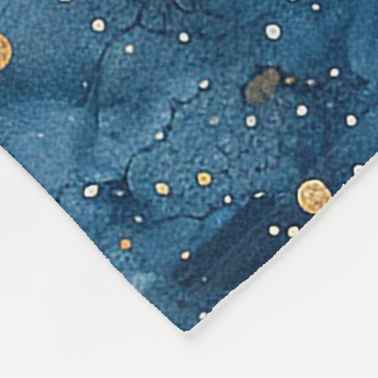 Celestial Constellation - Sterrennacht (7) Fleece Deken (Hoek)