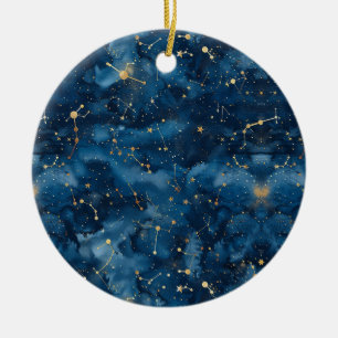 Celestial Constellation - Sterrennacht (7) Keramisch Ornament