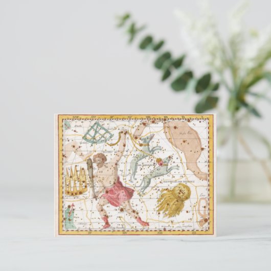  Celestial Constellations Map Briefkaart (Staand voorkant)