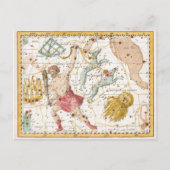 Celestial Constellations Map Briefkaart (Voorkant)