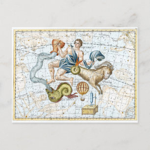 Celestial Constellations Map Briefkaart