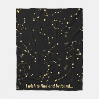 Celestial Constellations Stars Blanket Fleece Deken