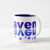 Celestial Cool Tweekleurige Koffiemok (Voorkant rechts)