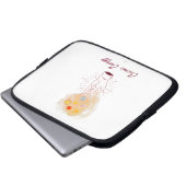 Celestial Cosmic Hand Electronics Bag - Minimalist Laptop Sleeve (Voorkant onderkant)