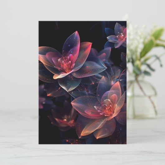 Celestial Cosmic Lotus Bloom Aankondiging (Staand voorkant)