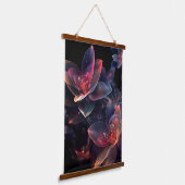 Celestial Cosmic Lotus Bloom Hangend Wandkleed (Gebogen)