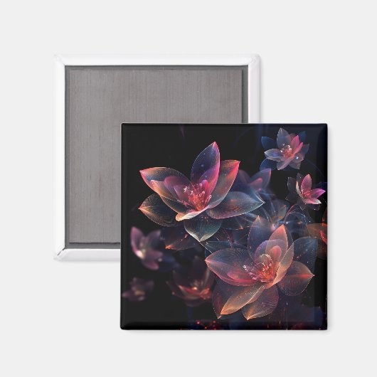 Celestial Cosmic Lotus Bloom Magneet (Voorkant / Achterkant)