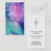 *~* Celestial Cosmos Universe Nebula Nirvana Visitekaartje (Voorkant / Achterkant)