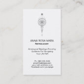 *~* Celestial Cosmos Universe Nebula Nirvana Visitekaartje (Achterkant)