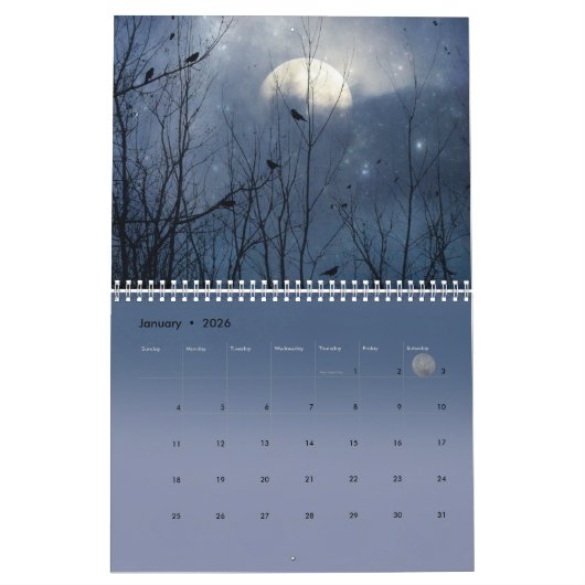 Celestial Crows 2026Kalender Kalender (Jan 2026)