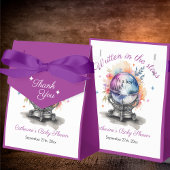 Celestial Crystal Ball Astrologie Baby shower Bedankdoosjes
