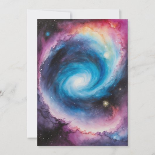 Celestial Crystal Ball Astrologie Baby shower Bedankkaart (Achterkant)