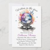 Celestial Crystal Ball Astrologie Baby shower Kaart (Voorkant)