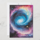 Celestial Crystal Ball Astrologie Baby shower Kaart (Achterkant)