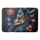 Celestial Crystal in de Palm Galaxy Spacy Badmat (Voorkant)