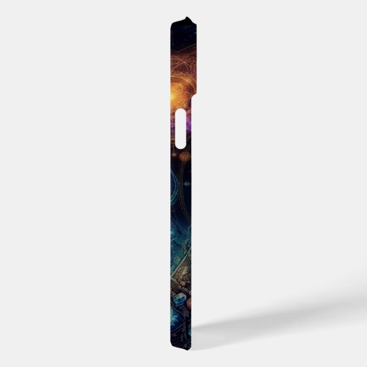 Celestial Crystal in de Palm Galaxy Spacy Case-Mate iPhone Case (Achterkant / Rechts)