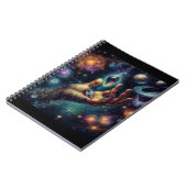 Celestial Crystal in de Palm Galaxy Spacy Notitieboek (Linkerzijde)