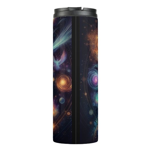 Celestial Crystal in de Palm Galaxy Spacy Thermosbeker (Achterkant)