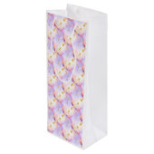 Celestial Cupid – Pastel Arrows & Golden Stars Wijn Cadeautas (Achterkant Gekanteld)