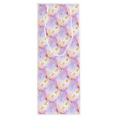 Celestial Cupid – Pastel Arrows & Golden Stars Wijn Cadeautas (Achterkant)