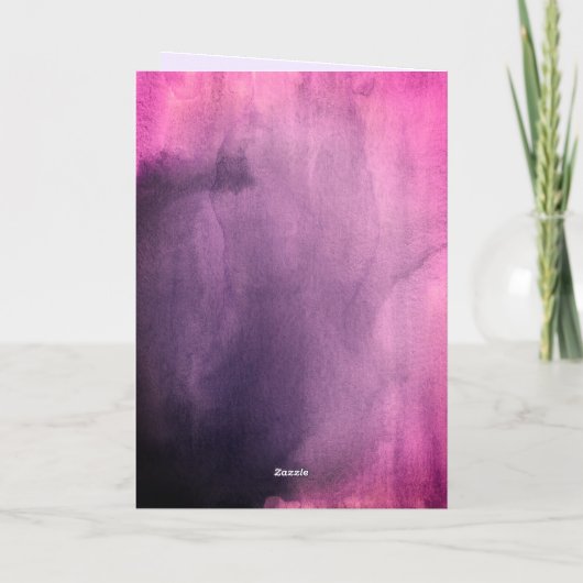 Celestial Custom Name Birthday Kaart (Achterkant)