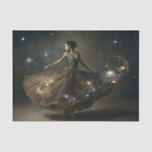 Celestial Dancer Galaxy Decoupage Tissuepapier (Voorkant)