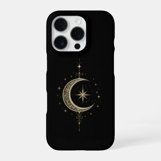Celestial Dark Academia iPhone Hoesje iPhone 16 Pro Hoesje (Achterkant)