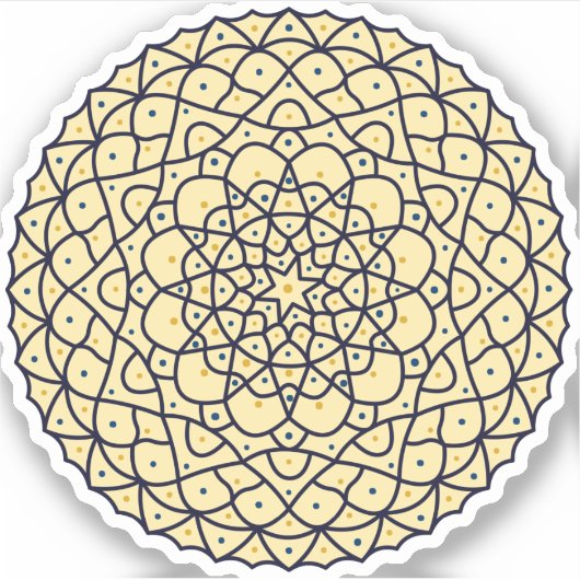 Celestial Day Contour Sticker (Voorkant)