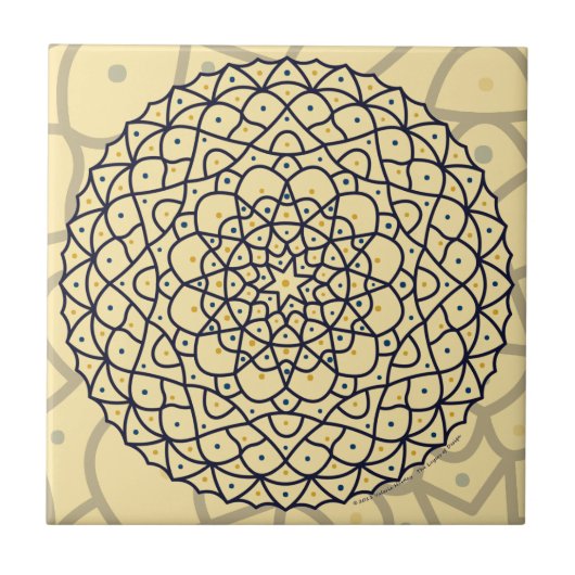 Celestial Day Tile Tegeltje (Voorkant)
