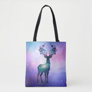 Celestial Deer Silhouette Tote Tote Bag