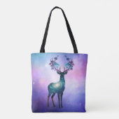 Celestial Deer Silhouette Tote Tote Bag (Achterkant)