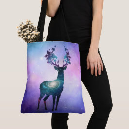 Celestial Deer Silhouette Tote Tote Bag