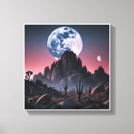 Celestial Desert Dreamscape Canvas Afdruk