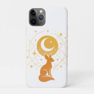 Celestial Desert Fox – Kosmische Maan en Sterren Case-Mate iPhone Case