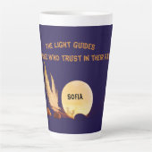 Celestial Devotion 17oz Blue Latte Mug Mok (Voorkant)