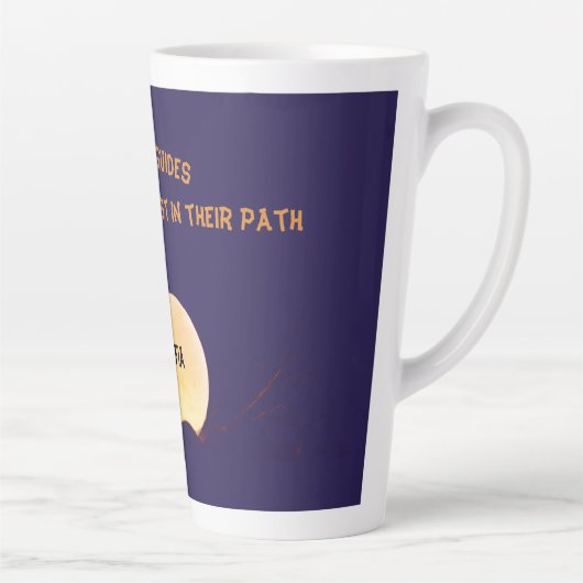 Celestial Devotion 17oz Blue Latte Mug Mok (Rechts)