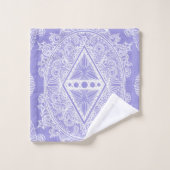 Celestial Diamond Mandala Bad Handdoek (Wasdoekje)