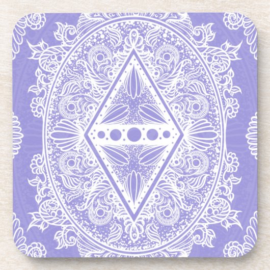 Celestial Diamond Mandala Drankjes Onderzetter (Voorkant)