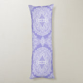 Celestial Diamond Mandala Lichaamskussen (Achterkant (Verticaal))