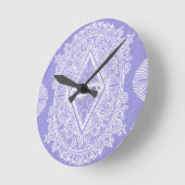 Celestial Diamond Mandala Ronde Klok (Hoek)