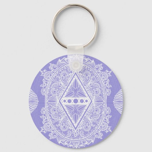 Celestial Diamond Mandala Sleutelhanger (Voorkant)