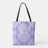 Celestial Diamond Mandala Tote Bag (Achterkant)