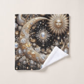 Celestial Diamond Towel Set Bad Handdoek (Wasdoekje)