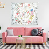 Celestial die de Tekenen van de Zodiac toont Canvas Afdruk (Insitu (Woonkamer))