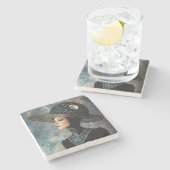 Celestial Diva Stenen Onderzetter (Zijkant)