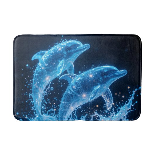 Celestial Dolphins: Dans van het Licht 1 Badmat (Voorkant)