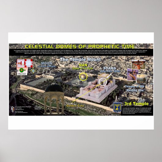 Celestial Domes of Temple Mount Poster (Voorkant)