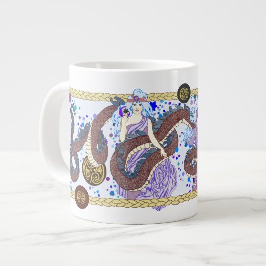 Celestial Dragon Banner Grote Koffiekop (Links)