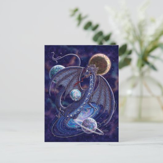Celestial Dragon Briefkaart (Staand voorkant)